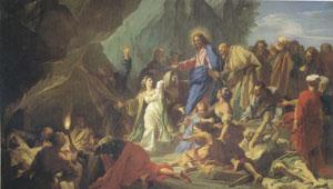 Jean-Baptiste Jouvenet The Resurrection of Lazarus (mk05) Sweden oil painting art